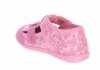 MILAMI 118 BR-61 PINK kapcie dziewczęce różowe na rzepy